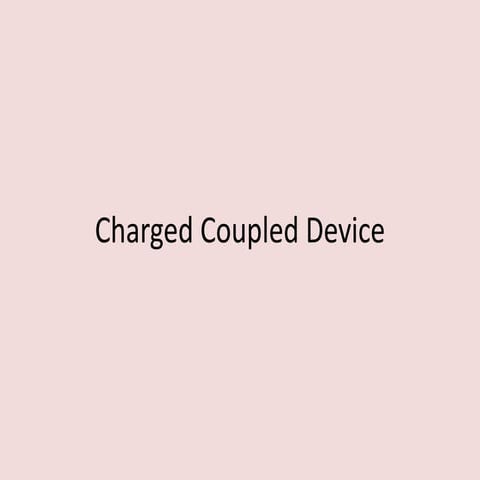 Charged coupled device
