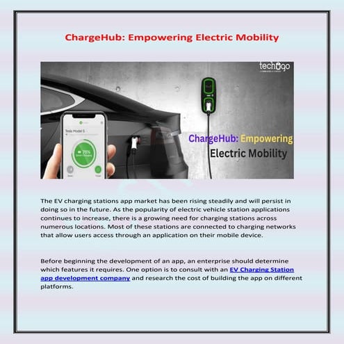 ChargeHub Empowering Electric Mobility