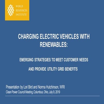 Charging Electric Vehicles with Renewables: Emerging Strategies to Meet Custo...