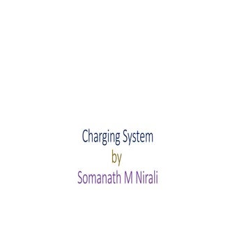 Charging System and applications for ships