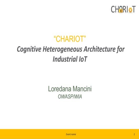 Chariot generic presentation owaspwia_Infosecgirls