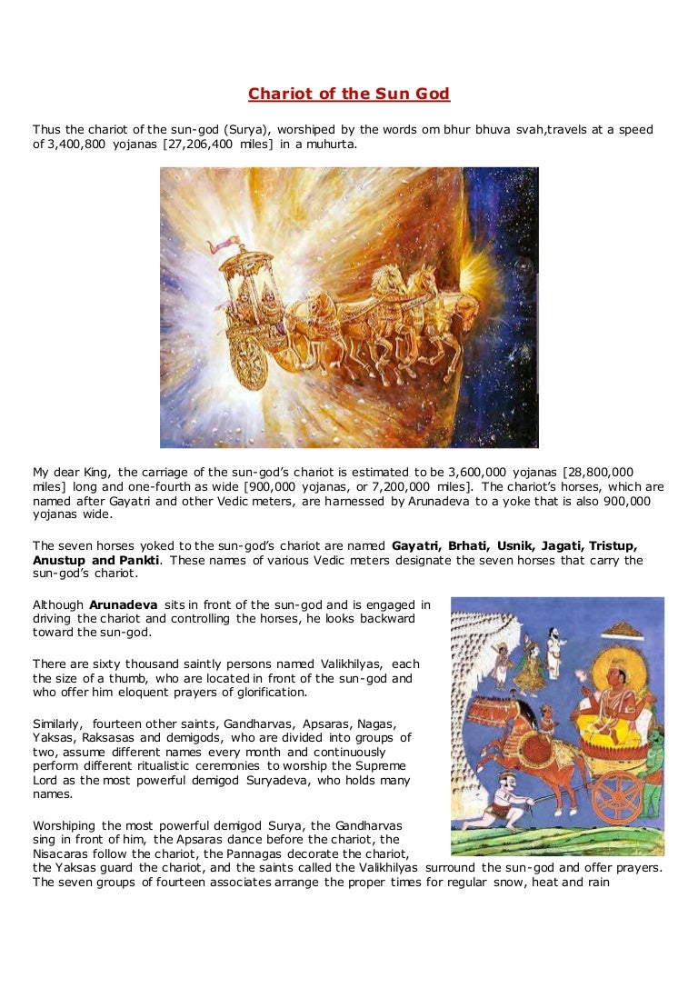 Chariot of the sun god