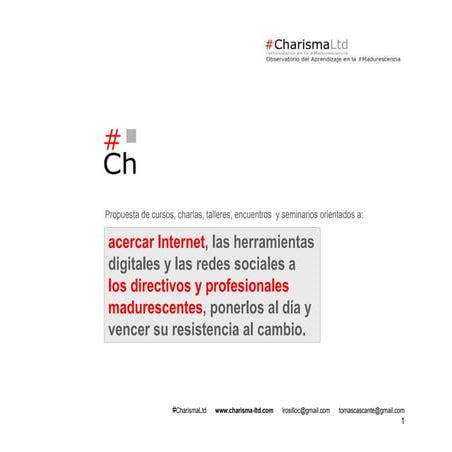 Charisma presentacion-publico-general-v111012