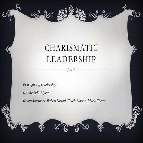 Charisma group project