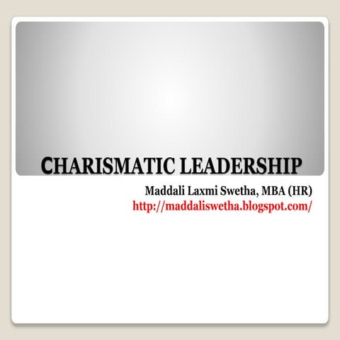 Charismatic Leadership