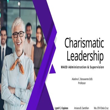 Educ 224,  Educational Leadership (Charismatic Leadership).pptx