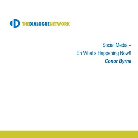 Social Media - eh what now