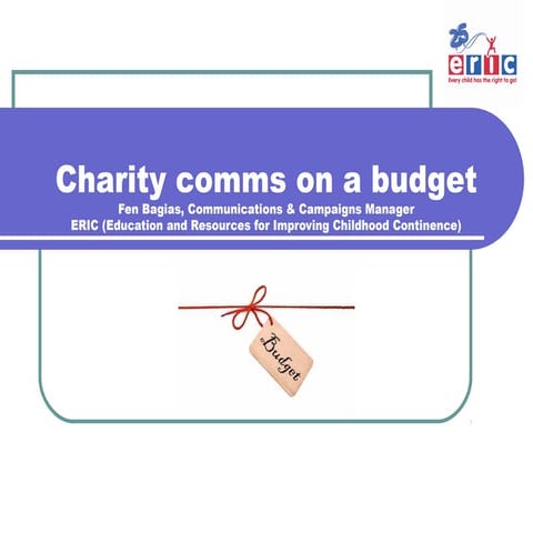 Charity comms on a budget