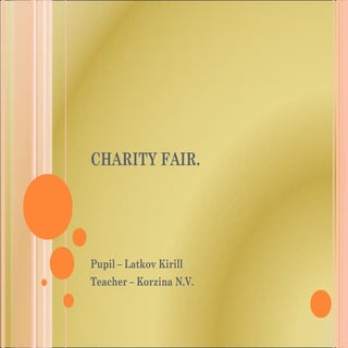 Charity fair