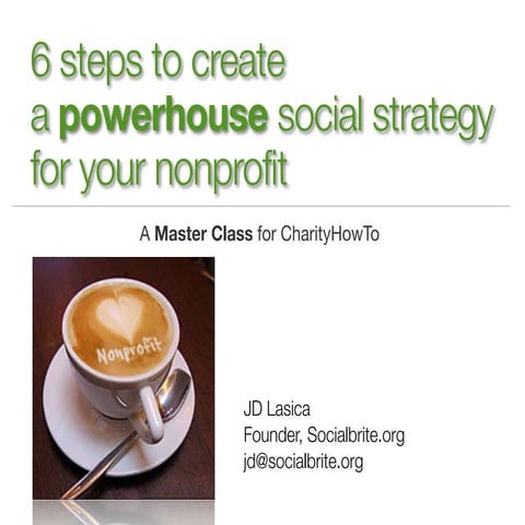 Social media strategy for nonprofits
