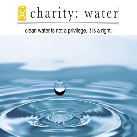 Charity water
