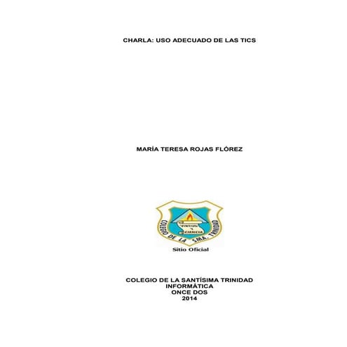 Charla de las TIC