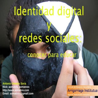 Identidad digital y redes sociales:...