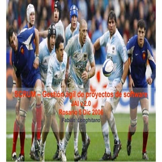 Charla Intoductoria de SCRUM