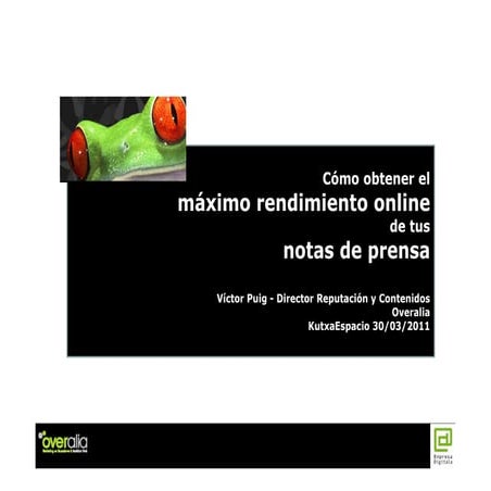 Cómo obtener el máximo rendimiento online de tus notas de prensa