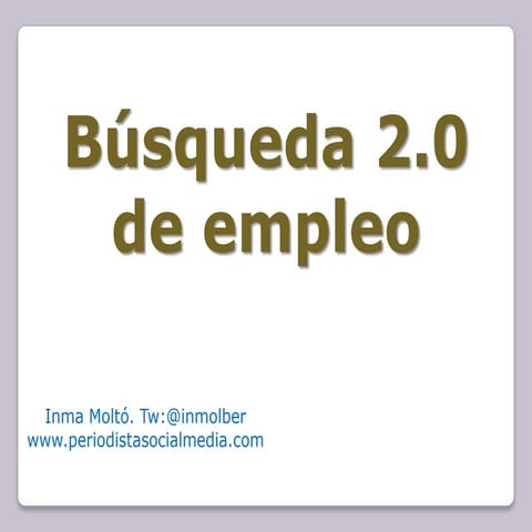 Charla universidad-empleo-busqueda2.0