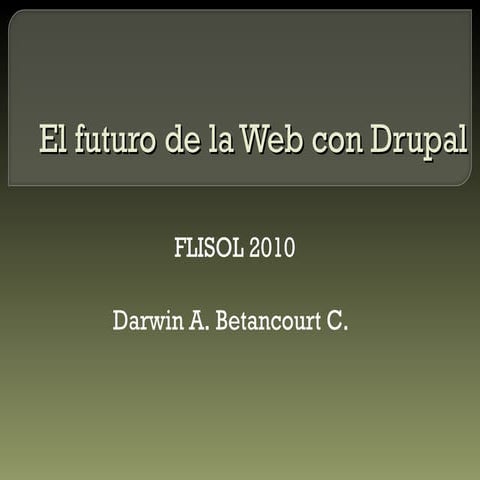 Drupal y la Web Semantica | ODP