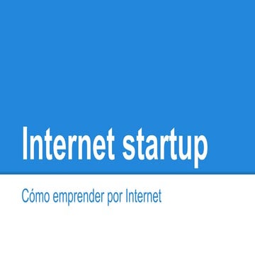 Cómo Emprender Por Internet