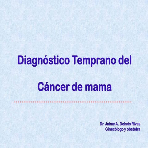Tamizaje cáncer de mama