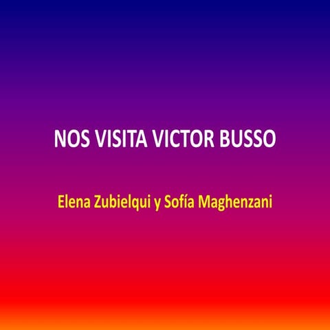 CHARLA DE VÍCTOR BUSO 3