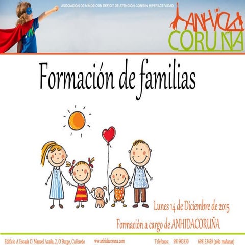 Charla familias CEIP I. Parga Pondal 