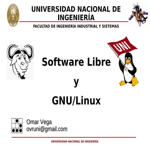 Software Libre y GNU/Linux