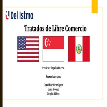 Tratados de libre comercio en asia | PPTX