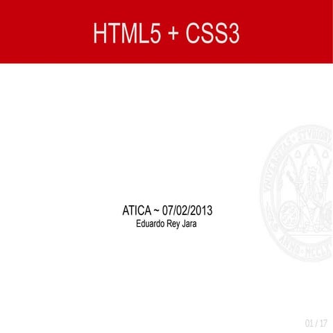 En 20 minutos ... HTML5 + CSS3