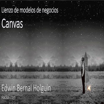 Lienzo de modelos de negocios.