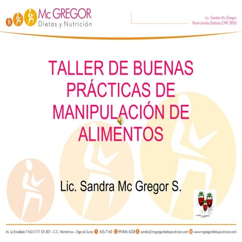 Taller de Buenas Practicas de Manipulacion de Alimentos