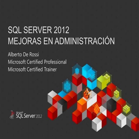 Charla sql server 2012 cibertec