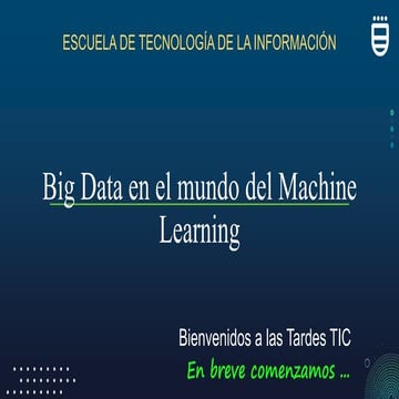 Big Data en el mundo del Machine Learning