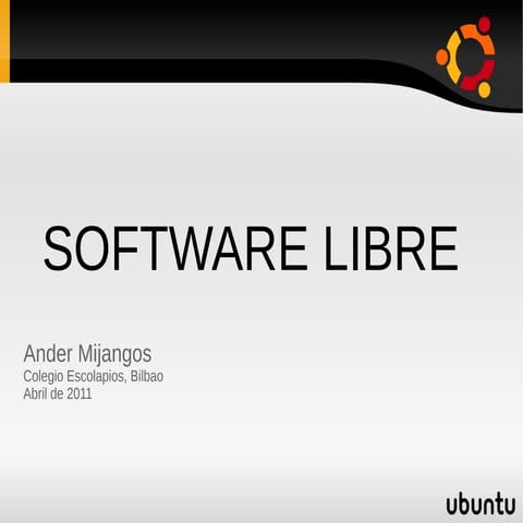 Introducción al Software Libre y Ubuntu