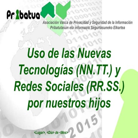 Charla "Uso NN.TT. y RR.SS. por nuestros hijos"