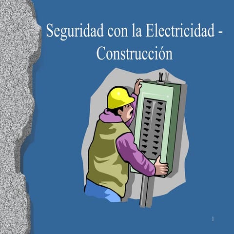 Charl de Seguridad sobre Seguridad con la Electricidad ...