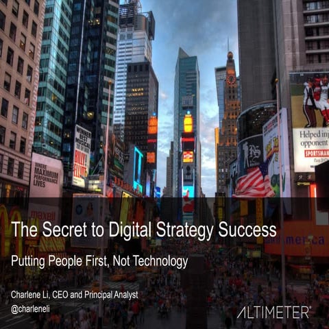 The Secret to Digital Strategy Success