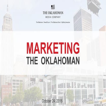 Charles Mayer, Marketing The Oklahoman