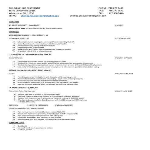 Jac Resume | DOCX
