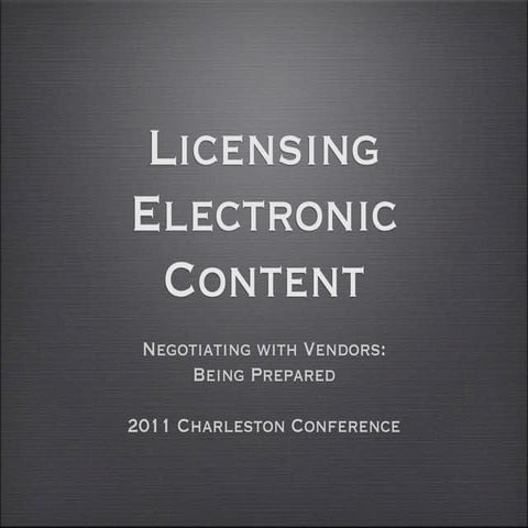 Charleston   licensing e content 2011