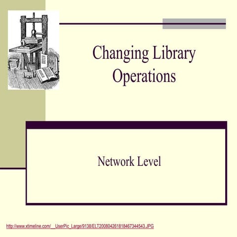 Changing Library Operations (Allen McKiel)