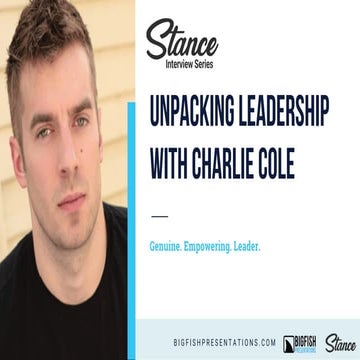 STANCE // Charlie Cole