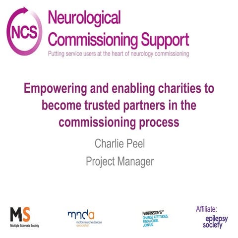 Empowering and enabling charities to become trusted partners in the commissio...