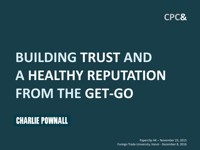 How To Build Trust and a Healthy Re...