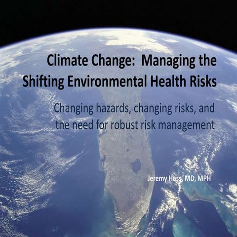 Climate Change & Health Webinar