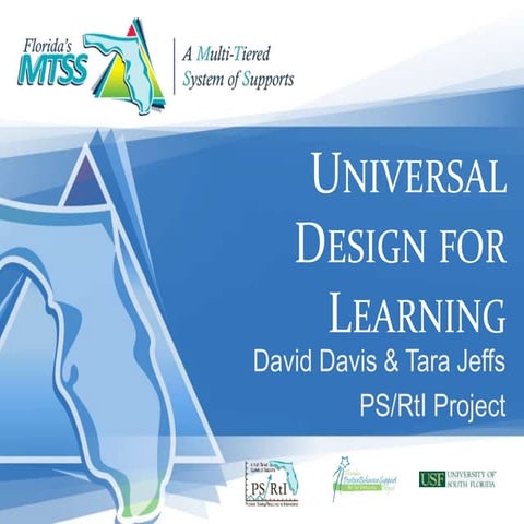 Universal Design for Learning - Charlotte District, Florida