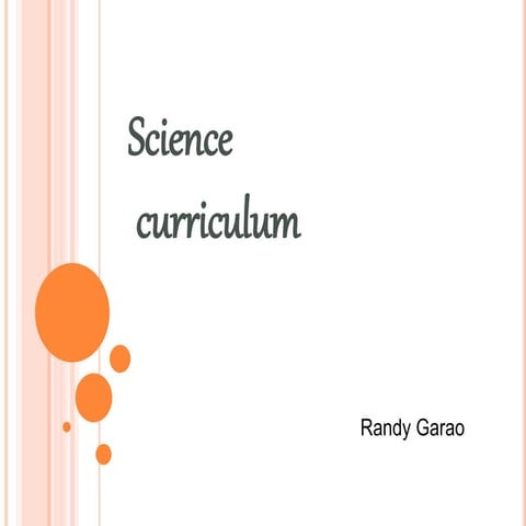 Science Curiculum