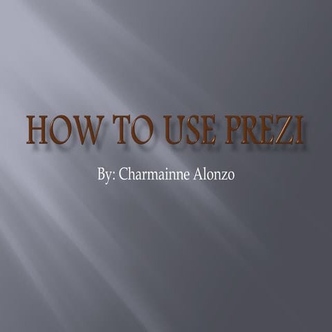How to Use Prezi