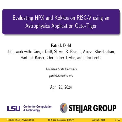 Evaluating HPX and Kokkos on RISC-V using an Astrophysics Application Octo-Tiger
