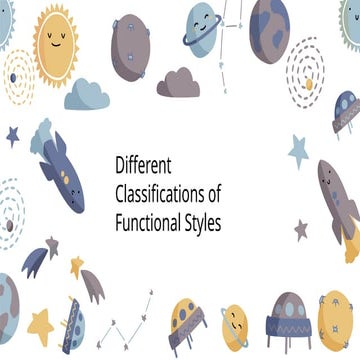 Comprehensive Overview of Functional Styles in Language and ...