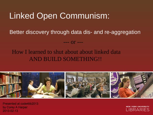 Linked Open Communism - c4l13